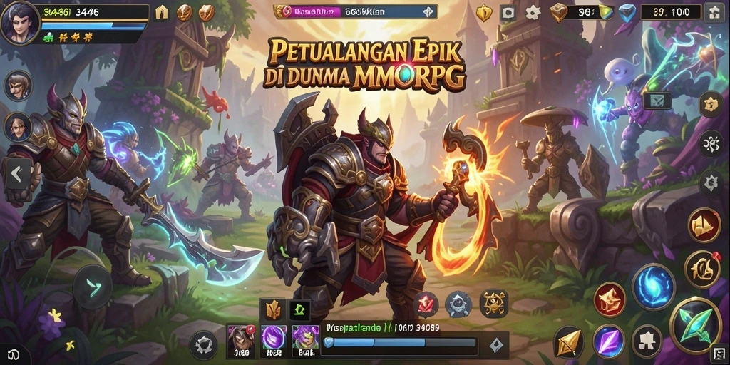 Tampilan gameplay <strong>3446</strong> yang menampilkan aksi seru dan grafis yang memukau.