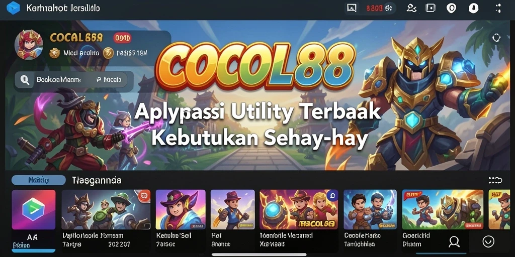 Screenshot COCOL88 menampilkan antarmuka yang ramah pengguna dan fitur pengingat.