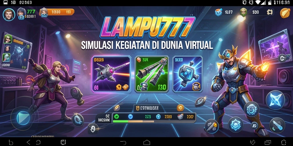 Tampilan gameplay menarik dari LAMPU777 yang menampilkan simulasi yang mendalam.