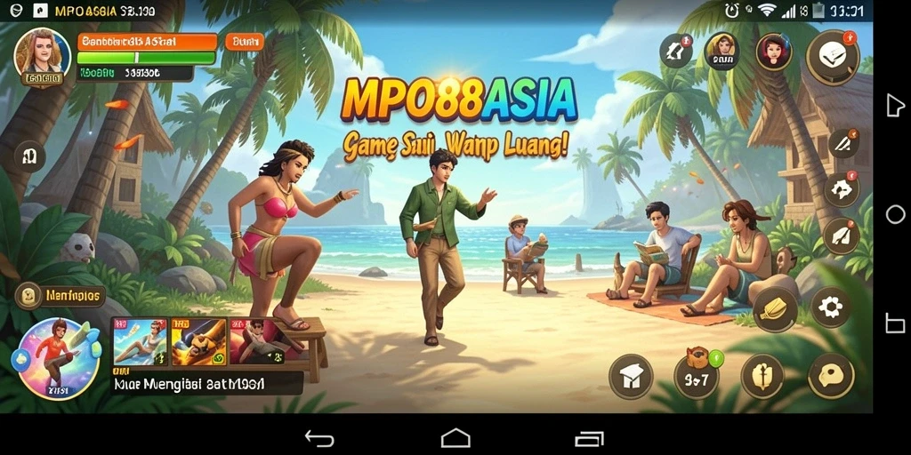 Screenshot menampilkan gameplay santai MPO88ASIA.