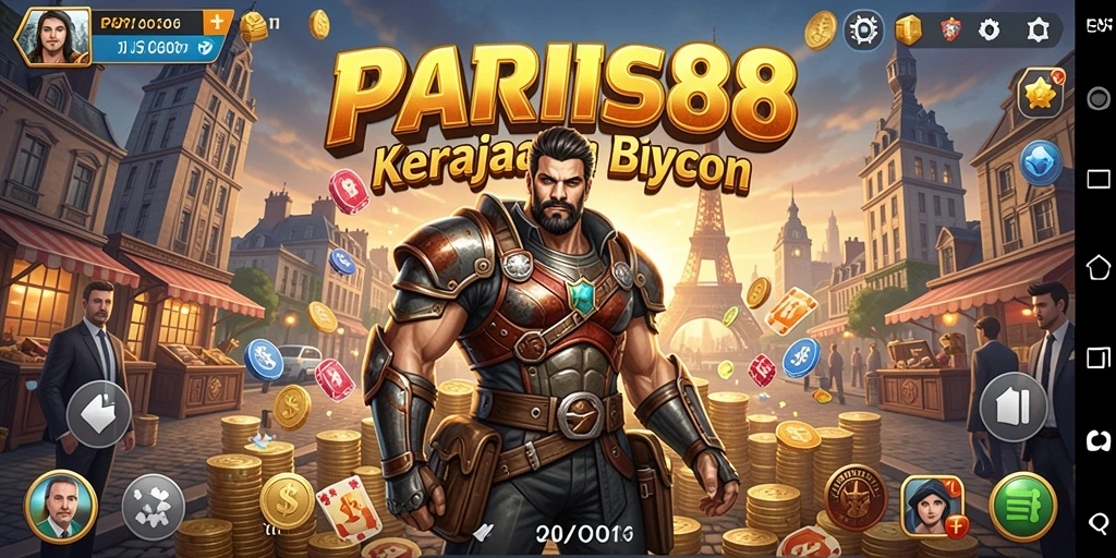 Tampilan gameplay PARIS88 dengan grafis menarik dan dinamis.